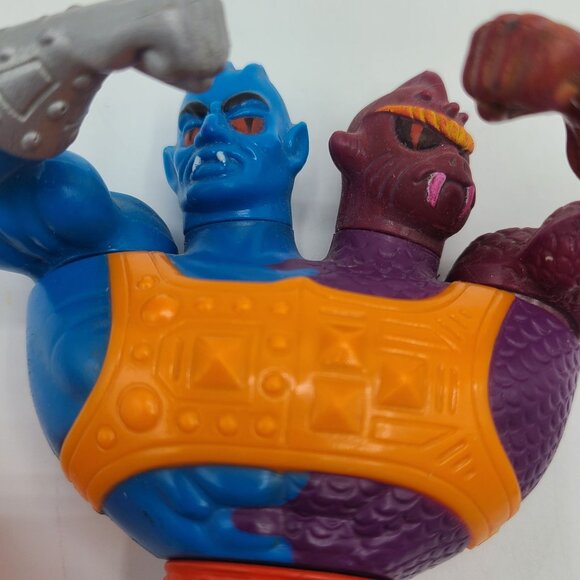 Vintage MOTU Two Bad & Fisto Action Figures 1984 Mattel Masters Of The Universe - Picture 4 of 7